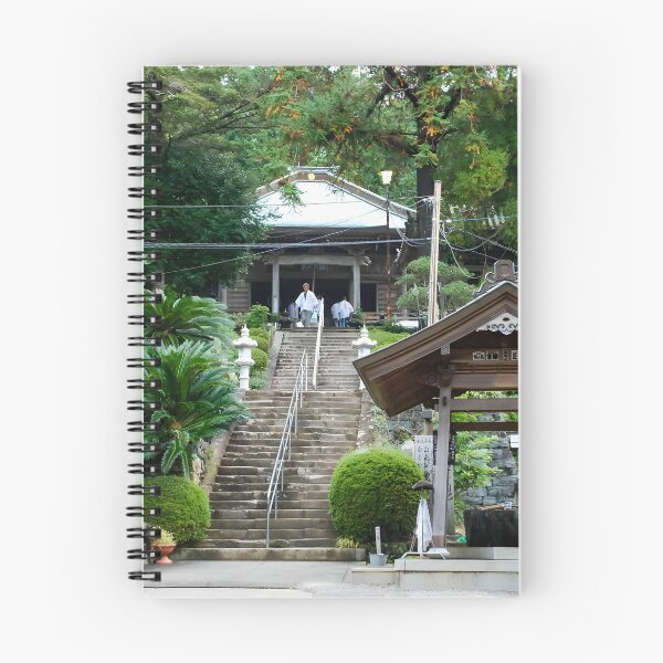 Item preview, Temple 18 - Onzan-ji - Stairs and Hondo designed and sold by Japaholic.