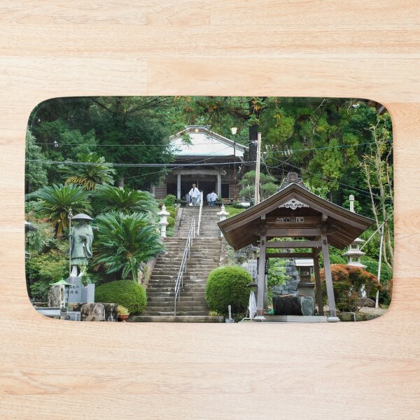 Item preview, Temple 18 - Onzan-ji - Stairs and Hondo designed and sold by Japaholic.