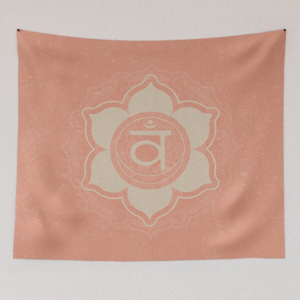 Item preview, Sacral Chakra Mandala - Coral + Dove designed and sold by Irene Estelle.