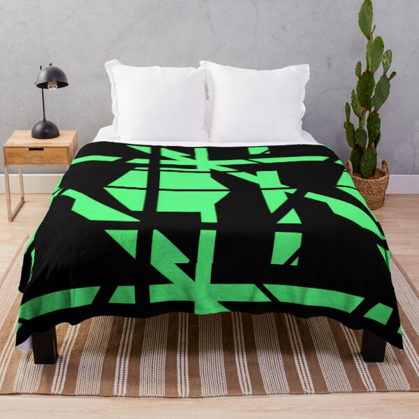 Item preview, Lost in Abstraction - post war abstract painting (green & black) designed and sold by Red Siri0 Art.