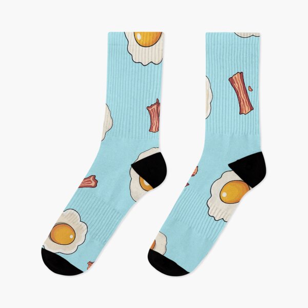 Item preview, Copy of Bacon and Fried Eggs on Blue designed and sold by Sarcastic Narwhal.