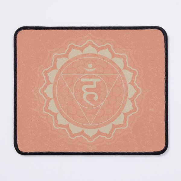 Item preview, Throat Chakra Mandala - Coral + Dove designed and sold by Irene Estelle.