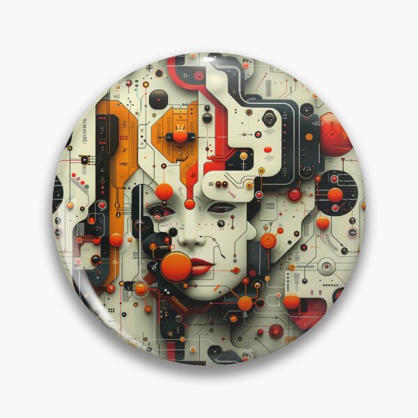 Item preview, Cybernetic Circuitry seamless pattern Digital Matrix: Cybernetic Circuitry Symphony designed and sold by Bankza.