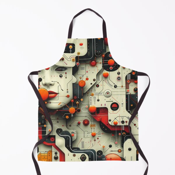 Item preview, Cybernetic Circuitry seamless pattern Digital Matrix: Cybernetic Circuitry Symphony designed and sold by Bankza.