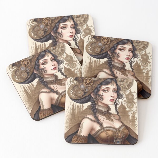 Item preview, Vintage Steampunk Glam Lady designed and sold by TheDarkWardrobe.