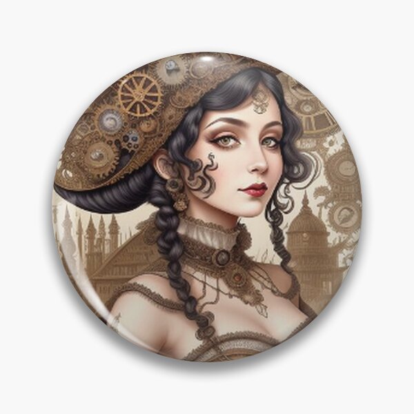 Item preview, Vintage Steampunk Glam Lady designed and sold by TheDarkWardrobe.