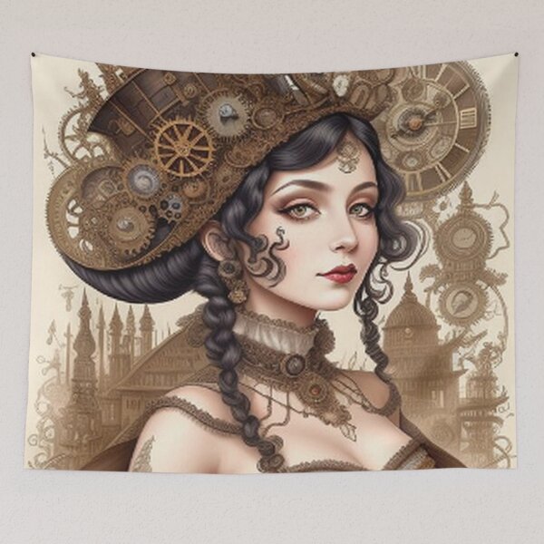Item preview, Vintage Steampunk Glam Lady designed and sold by TheDarkWardrobe.