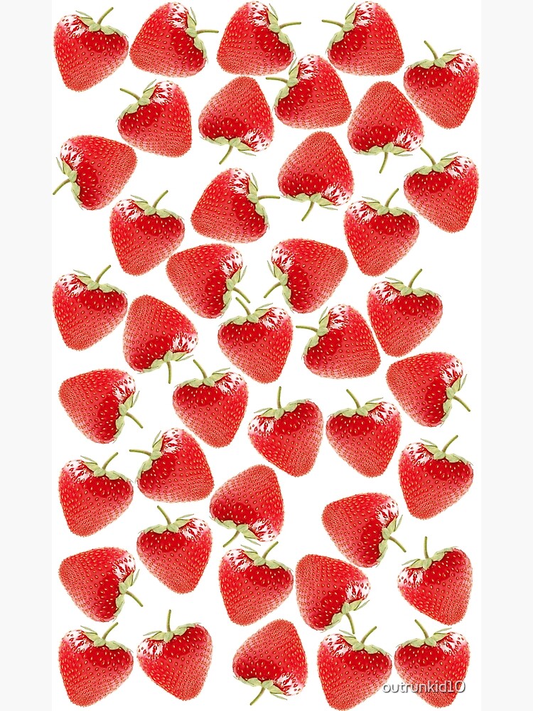 Disover Strawberries StrawBERRIES STRAWberries STRAWBERRIES!!!! Premium Matte Vertical Poster