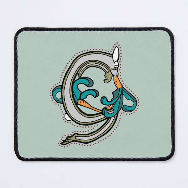Item preview, Medieval Letter G Rabbit 2024 designed and sold by Donnahuntriss.