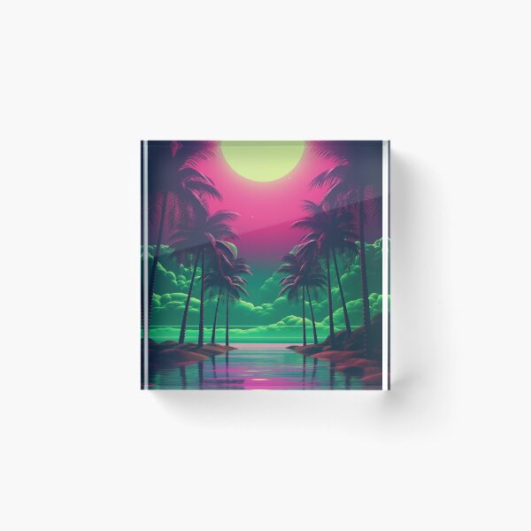 Item preview, Digital Dreamscape Elegance: Futuristic Synthwave Fantasia designed and sold by Mullet Monkey.