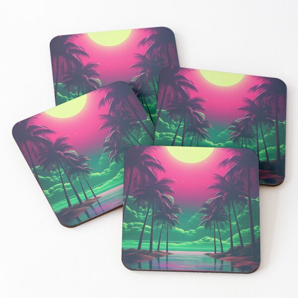 Item preview, Digital Dreamscape Elegance: Futuristic Synthwave Fantasia designed and sold by Mullet Monkey.