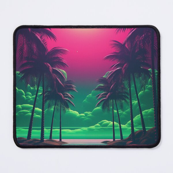 Item preview, Digital Dreamscape Elegance: Futuristic Synthwave Fantasia designed and sold by Mullet Monkey.