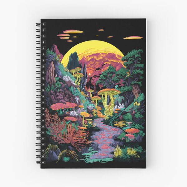 Item preview, Mystical Mushroom Valley: A Vibrant Ecosystem Fantasy designed and sold by Chreggie.