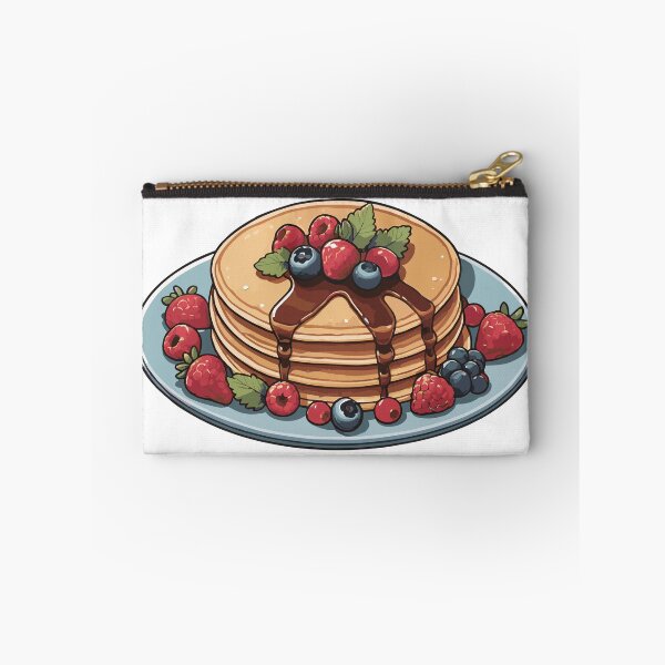 Item preview, Stack of Pancakes with Syrup and Fresh Berries designed and sold by Sarcastic Narwhal.