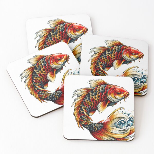 Item preview, Colorful Koi Fish Design designed and sold by HippieFarms11.