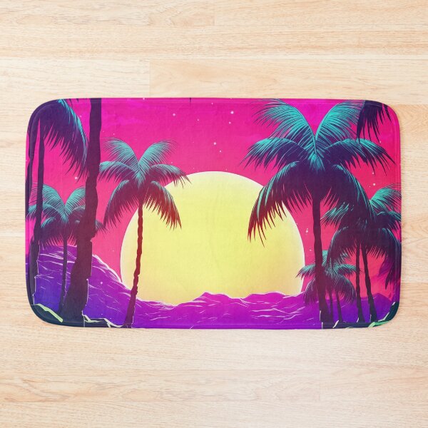 Item preview, Neon Horizon Rhythms: Abstract Retrowave Odyssey designed and sold by Mullet Monkey.