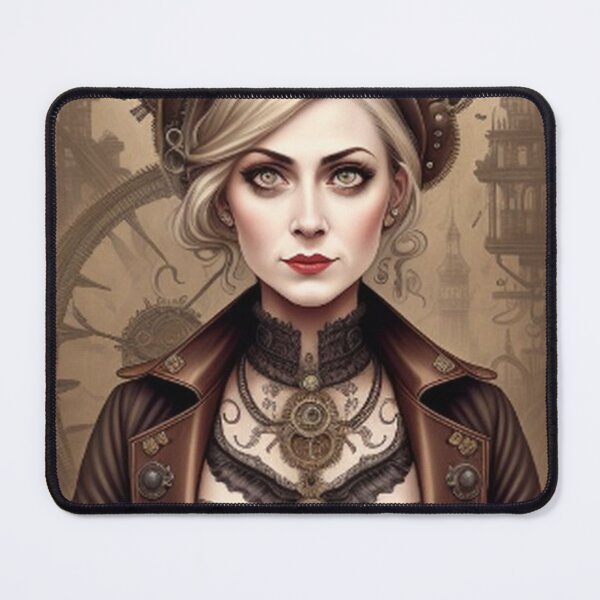 Item preview, Vintage Steampunk Pilot Lady designed and sold by TheDarkWardrobe.