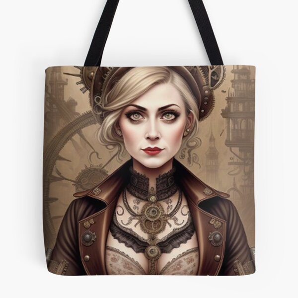 Item preview, Vintage Steampunk Pilot Lady designed and sold by TheDarkWardrobe.