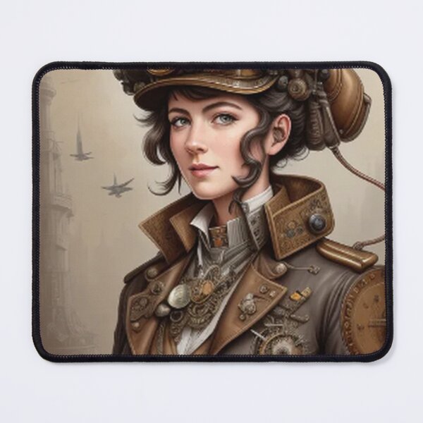 Item preview, Vintage Steampunk Pilot Lady designed and sold by TheDarkWardrobe.