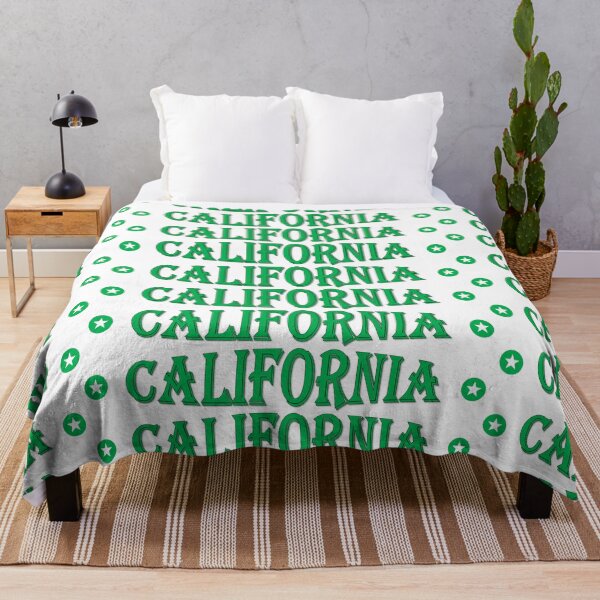 Item preview, Algerian CALIFORNIA Starbanner Inflated Transparent Green & Black Outline by Mistah Wilson designed and sold by The Street Sign Store.