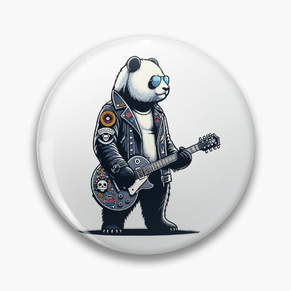 Item preview, Rock Star Panda Guitarist - Cool Music and Electric Guitar designed and sold by TKsTees.