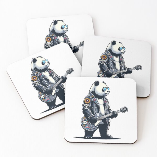 Item preview, Rock Star Panda Guitarist - Cool Music and Electric Guitar designed and sold by TKsTees.
