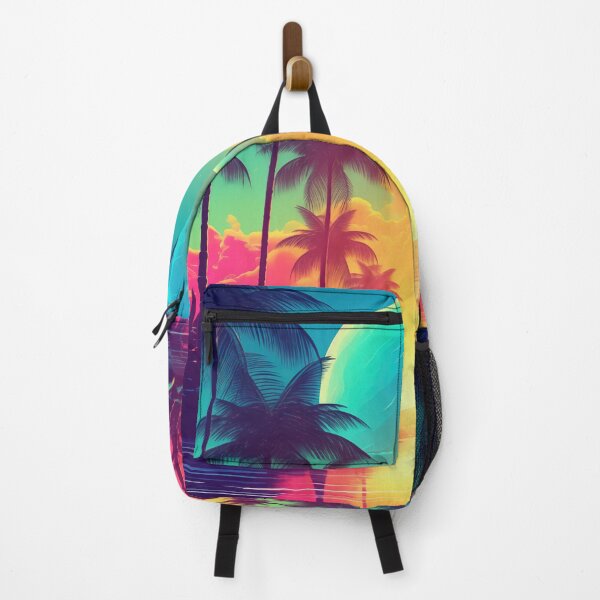 Item preview, Digital Euphoria: Abstract Synthwave Dreamscape designed and sold by Mullet Monkey.