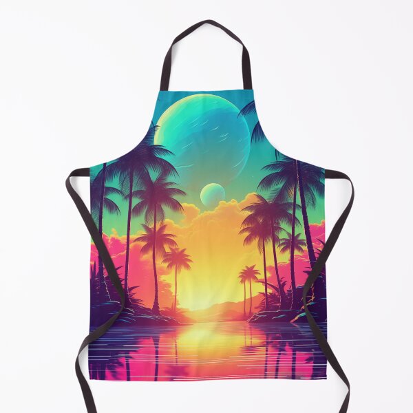 Item preview, Digital Euphoria: Abstract Synthwave Dreamscape designed and sold by Mullet Monkey.