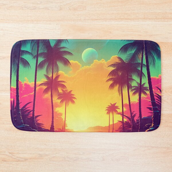 Item preview, Digital Euphoria: Abstract Synthwave Dreamscape designed and sold by Mullet Monkey.