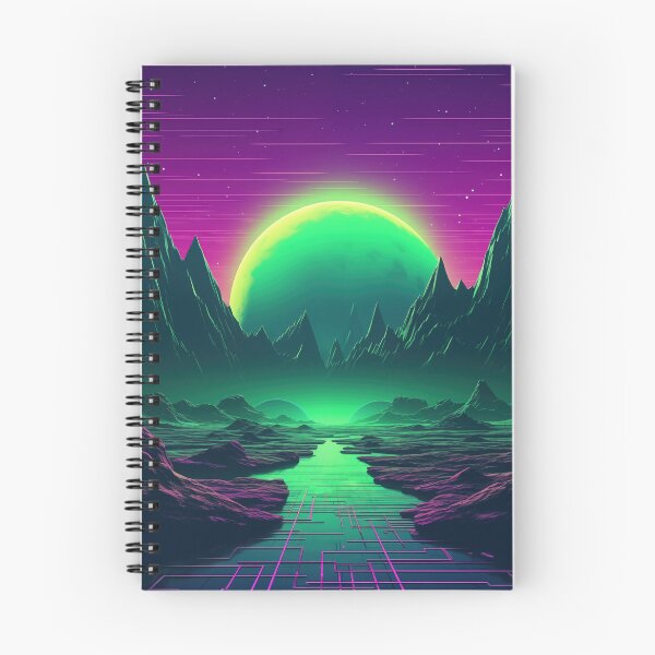 Item preview, Astral Illusions: Abstract Synthwave Chronicles designed and sold by Mullet Monkey.