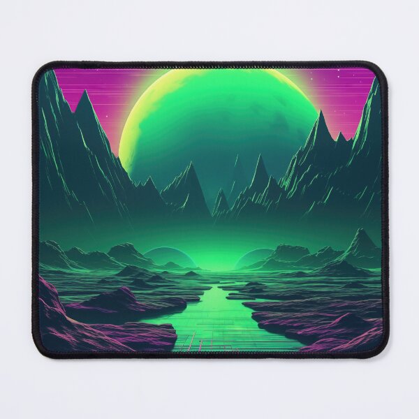 Item preview, Astral Illusions: Abstract Synthwave Chronicles designed and sold by Mullet Monkey.