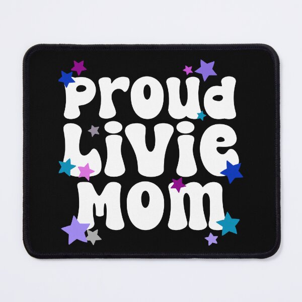 Item preview, Proud Livie Mom (for dark clothing) designed and sold by DjBubbleDesigns.