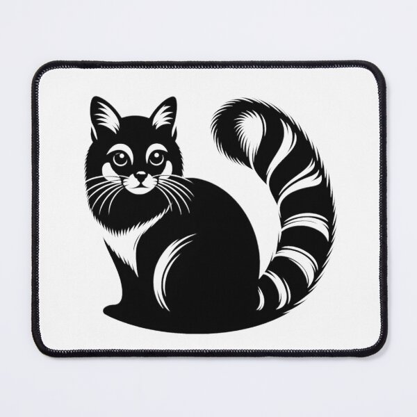 Item preview, Ring-Tailed Cat Silhoutte | Wild Animals | Silhoutte Animals designed and sold by SnuggleSafari.