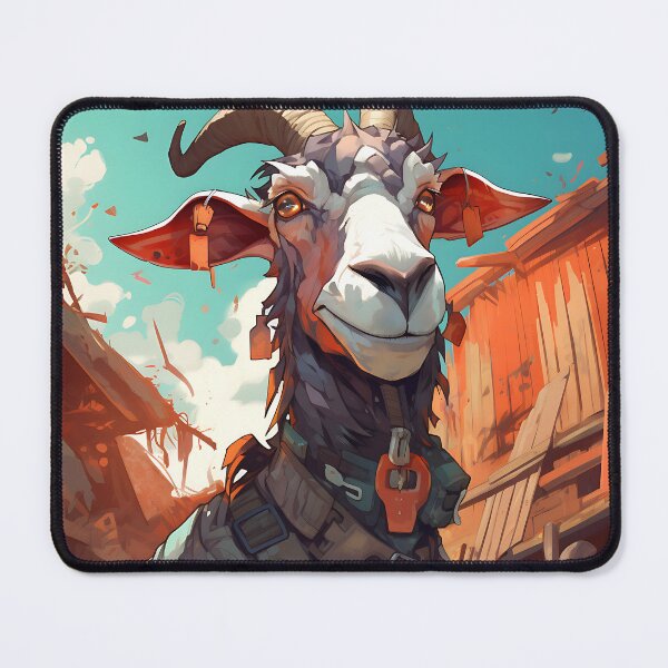 Item preview, Crazy goat designed and sold by Rhinosaurarts.