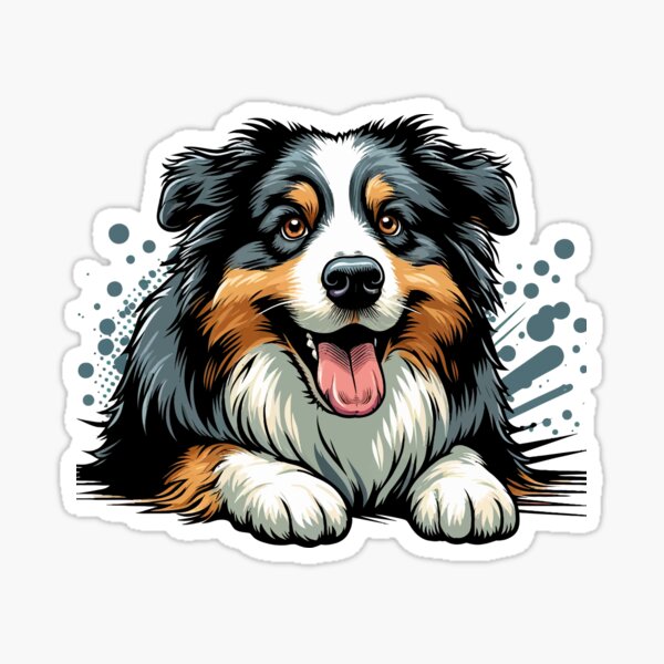 Item preview, Australian Shepherd cute designed and sold by Suukunna.
