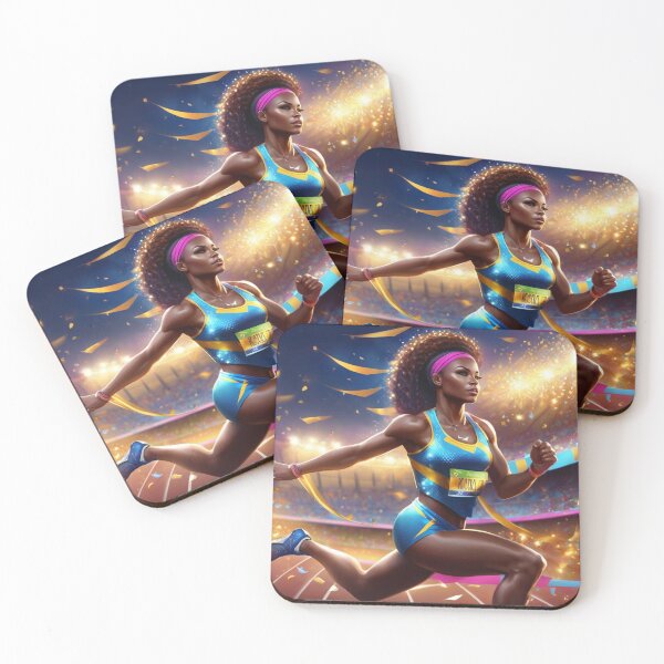 Item preview, Botswana's Fastest Hurdler designed and sold by Toonlympics.
