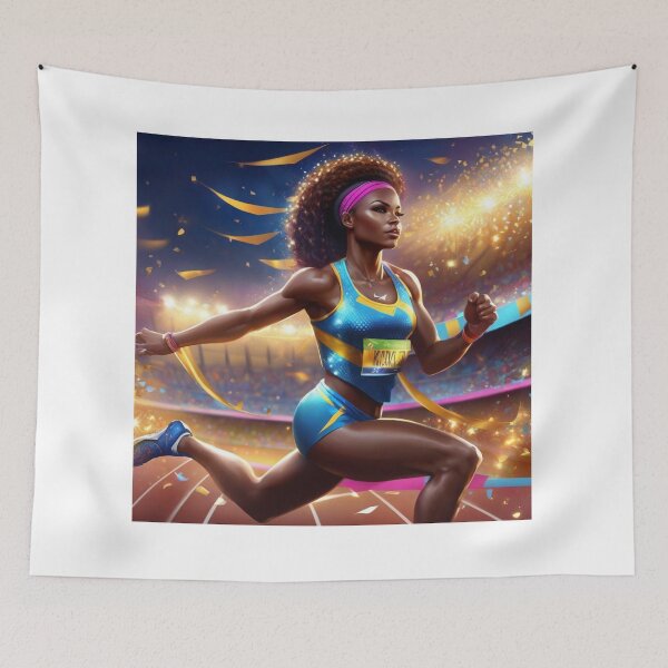 Item preview, Botswana's Fastest Hurdler designed and sold by Toonlympics.
