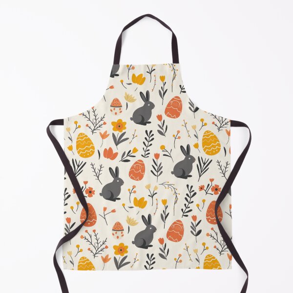 Item preview, Whimsical Easter Bunny and Floral Pattern designed and sold by ImagineCorner.