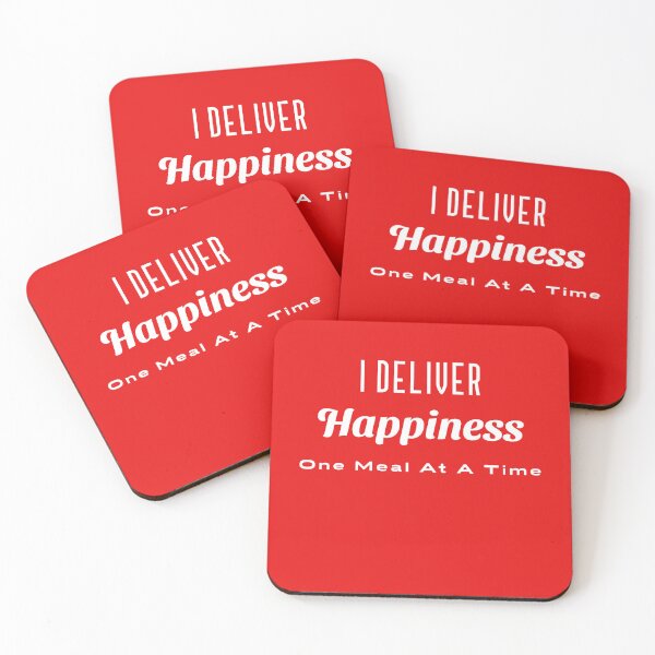 Item preview, I deliver happiness, one meal at a time designed and sold by Shirt Slanger.