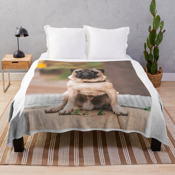 Item preview, Cute Sitting Pug Dog designed and sold by VanGaldo.