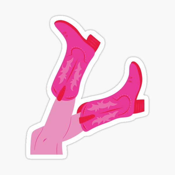Item preview, Hot Pink Cowgirl Boots in the Air designed and sold by CourtneyMayo.