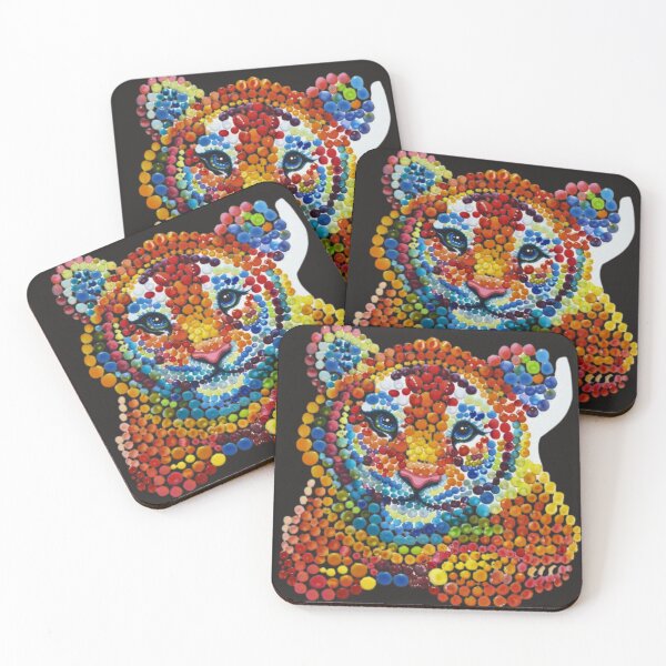 Item preview, Sticker tigerpoint Cuit designed and sold by tounm.