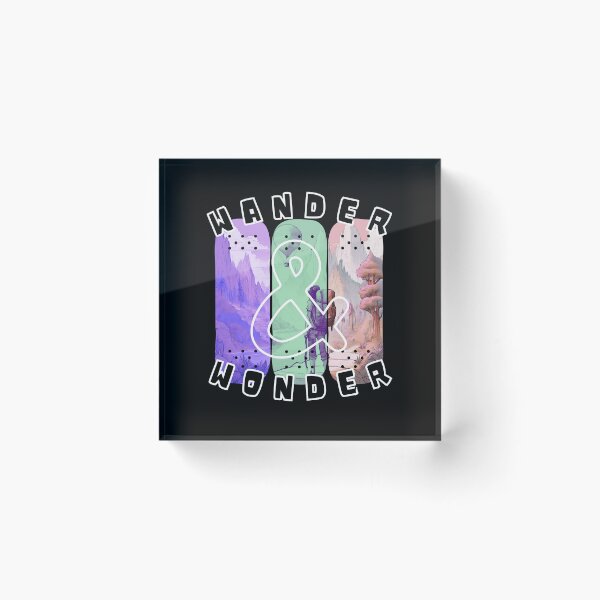 Item preview, Unleash Your Wanderlust: Explore the World with this Wander and Wonder design. designed and sold by MyEpicSquare.