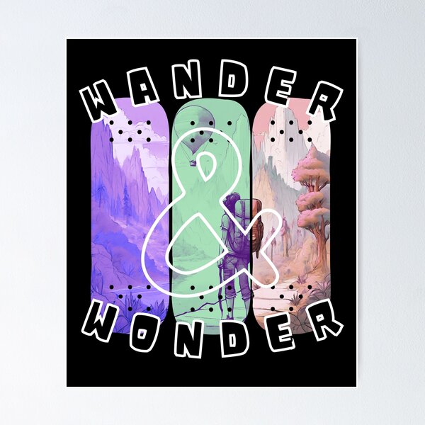 Item preview, Unleash Your Wanderlust: Explore the World with this Wander and Wonder design. designed and sold by MyEpicSquare.