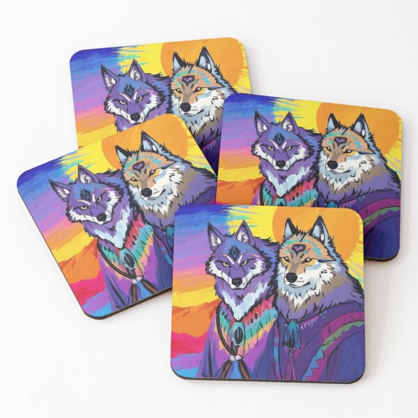 Item preview, The Wolves designed and sold by WestCoastArtsy.