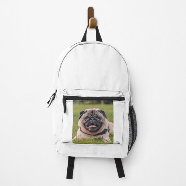 Item preview, Pug Dog Lying on Green Grass designed and sold by VanGaldo.