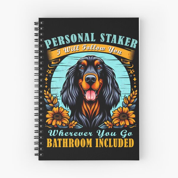 Item preview,  Gordon Setter Dog Personal Stalker Funny Meme designed and sold by Tamer ⭐⭐⭐⭐⭐.