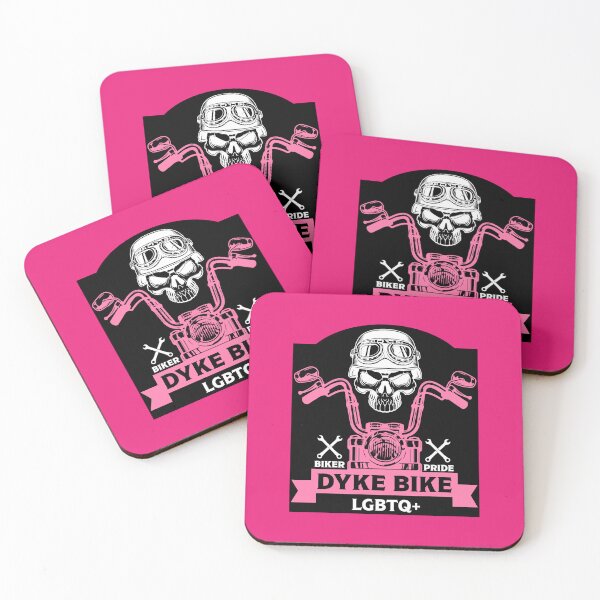 Item preview, Dyke Bike Bikers Gay Pride designed and sold by happygiftideas.