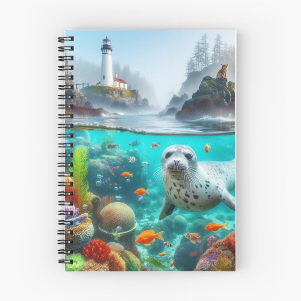 Item preview, Arctic Acrobat - Playful Seal Leaps designed and sold by ProgressMagnet.
