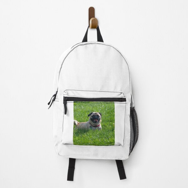 Item preview, Pug Dog Enjoys the Green Grass designed and sold by VanGaldo.